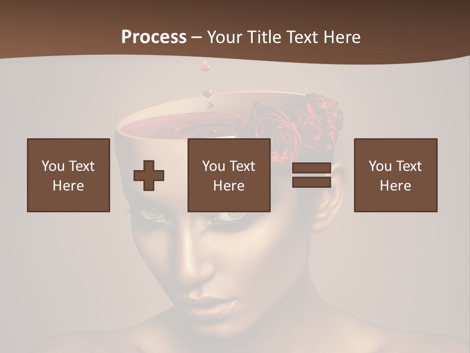 Wine Beverage Mug PowerPoint Template