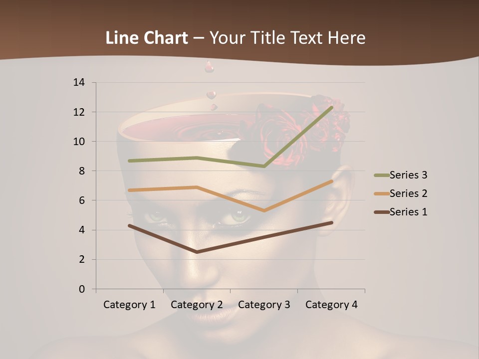 Wine Beverage Mug PowerPoint Template