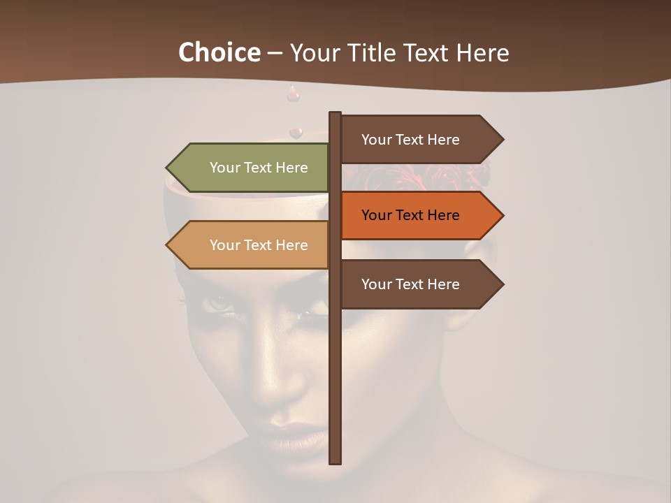 Wine Beverage Mug PowerPoint Template