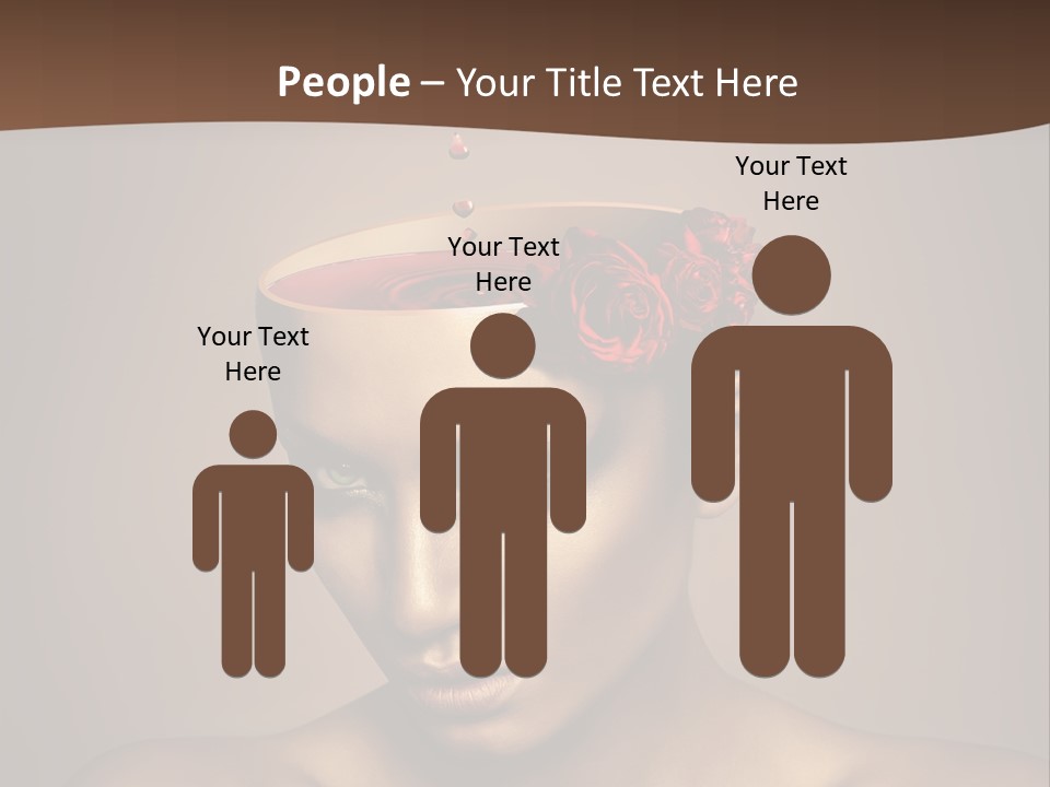 Wine Beverage Mug PowerPoint Template