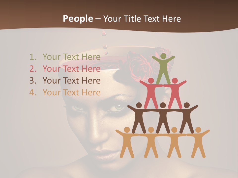 Wine Beverage Mug PowerPoint Template