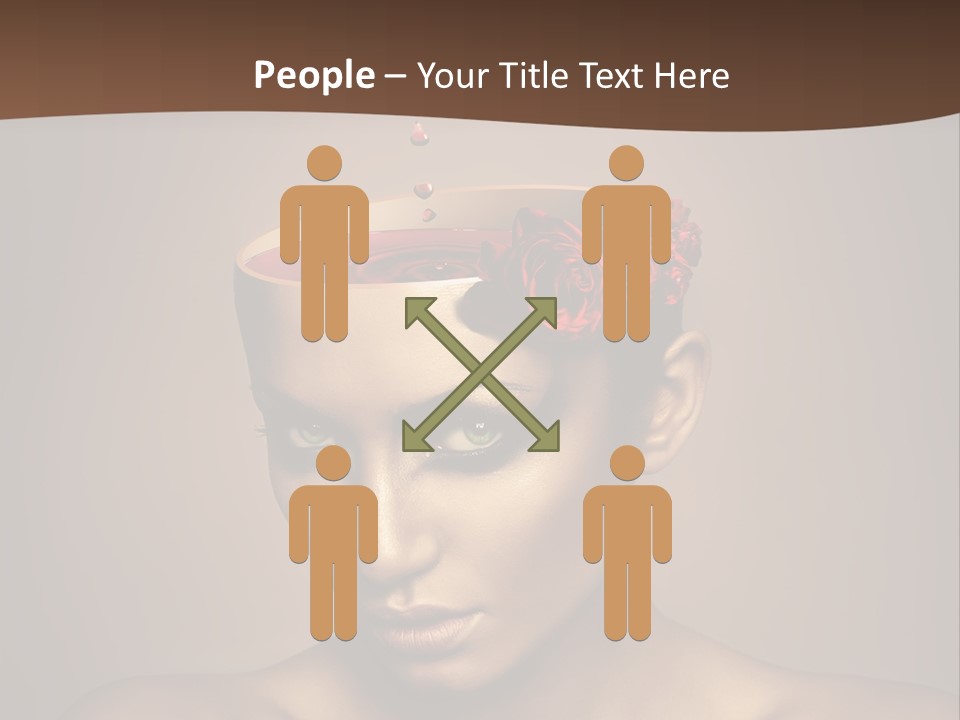 Wine Beverage Mug PowerPoint Template