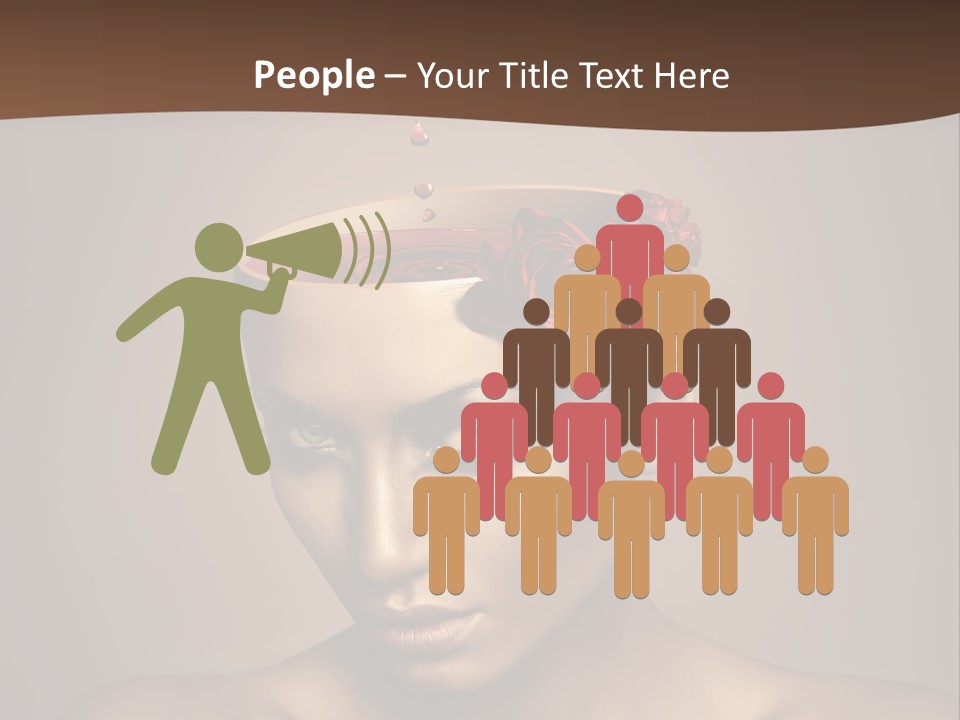 Wine Beverage Mug PowerPoint Template