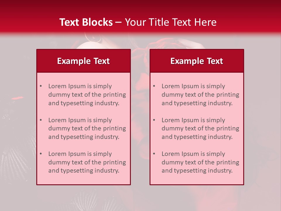 Sensuality Fine Magnificent PowerPoint Template