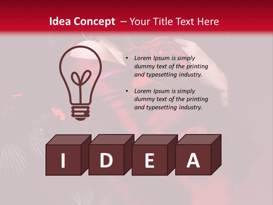 Sensuality Fine Magnificent PowerPoint Template