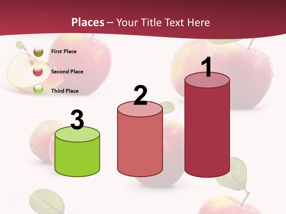 Single Apple Tasty PowerPoint Template