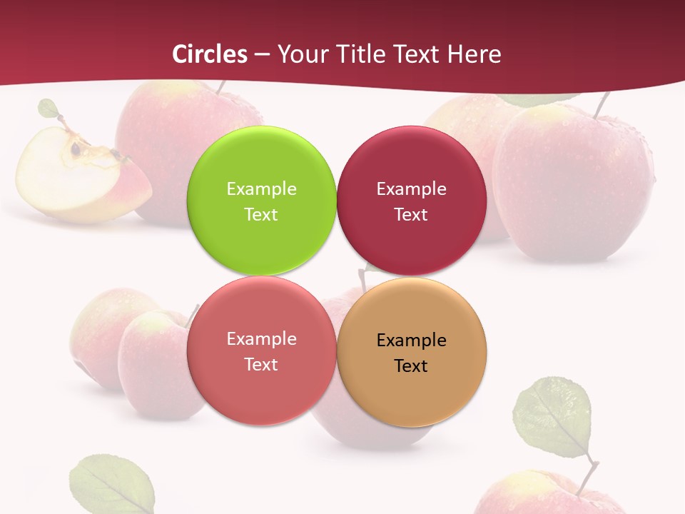 Single Apple Tasty PowerPoint Template