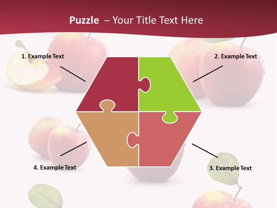 Single Apple Tasty PowerPoint Template