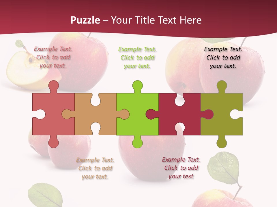 Single Apple Tasty PowerPoint Template