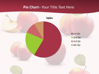 Single Apple Tasty PowerPoint Template