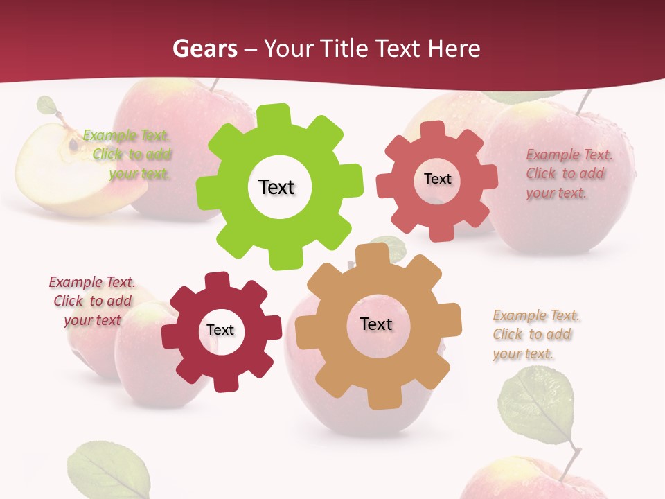 Single Apple Tasty PowerPoint Template