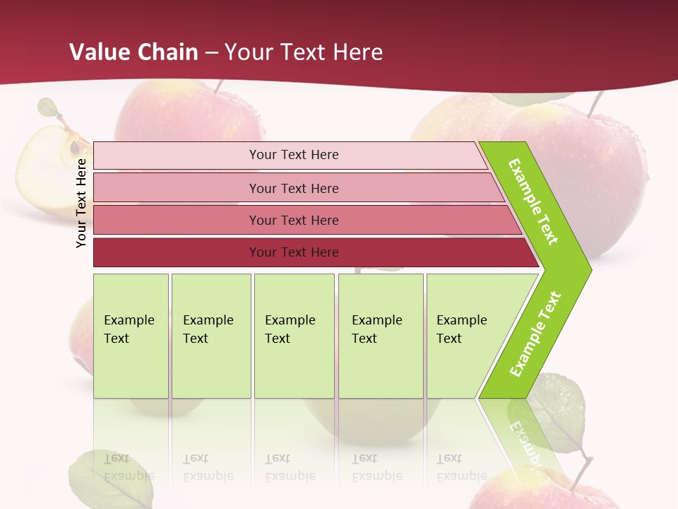 Single Apple Tasty PowerPoint Template