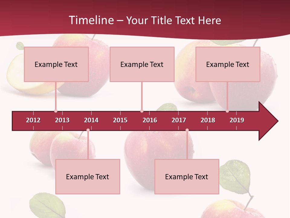 Single Apple Tasty PowerPoint Template