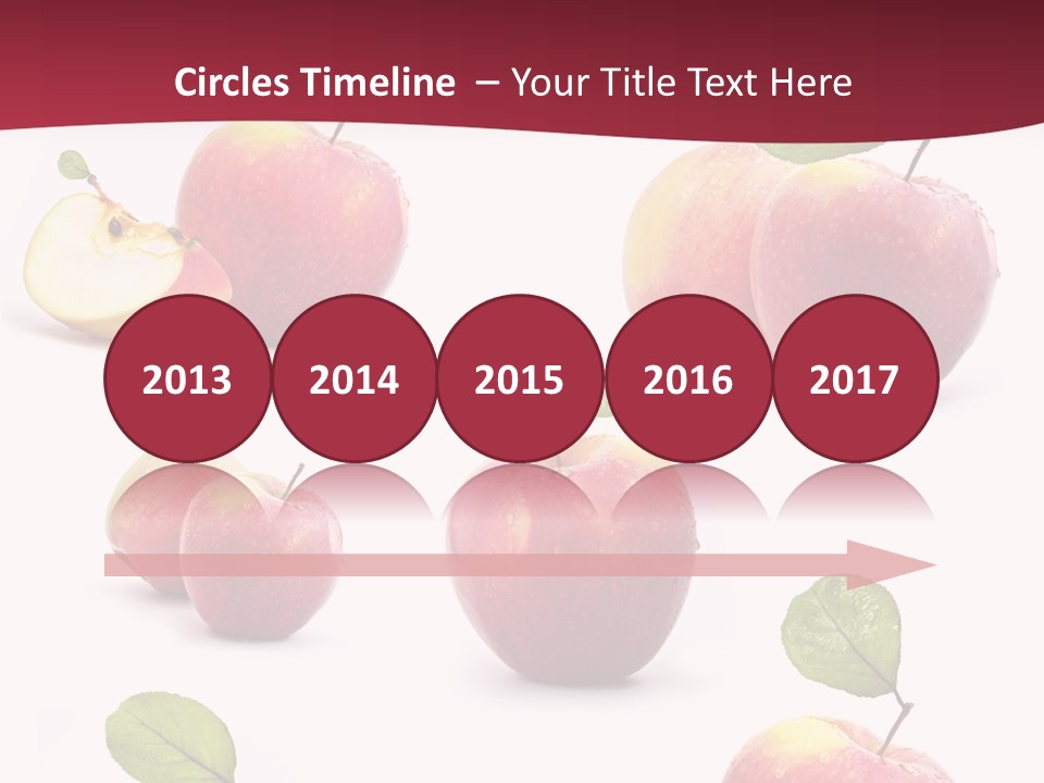 Single Apple Tasty PowerPoint Template