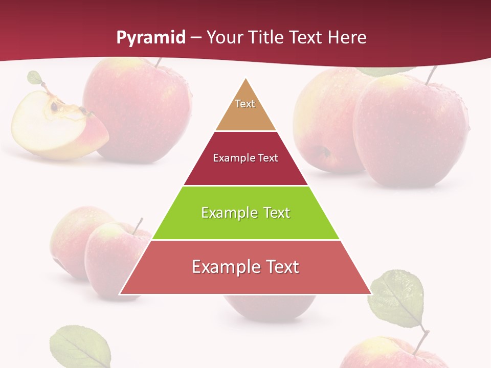 Single Apple Tasty PowerPoint Template