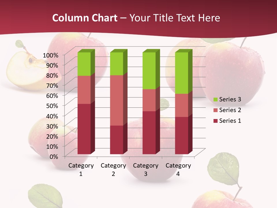 Single Apple Tasty PowerPoint Template