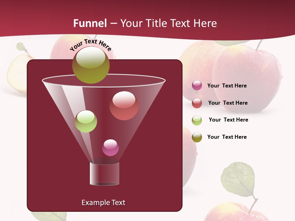 Single Apple Tasty PowerPoint Template