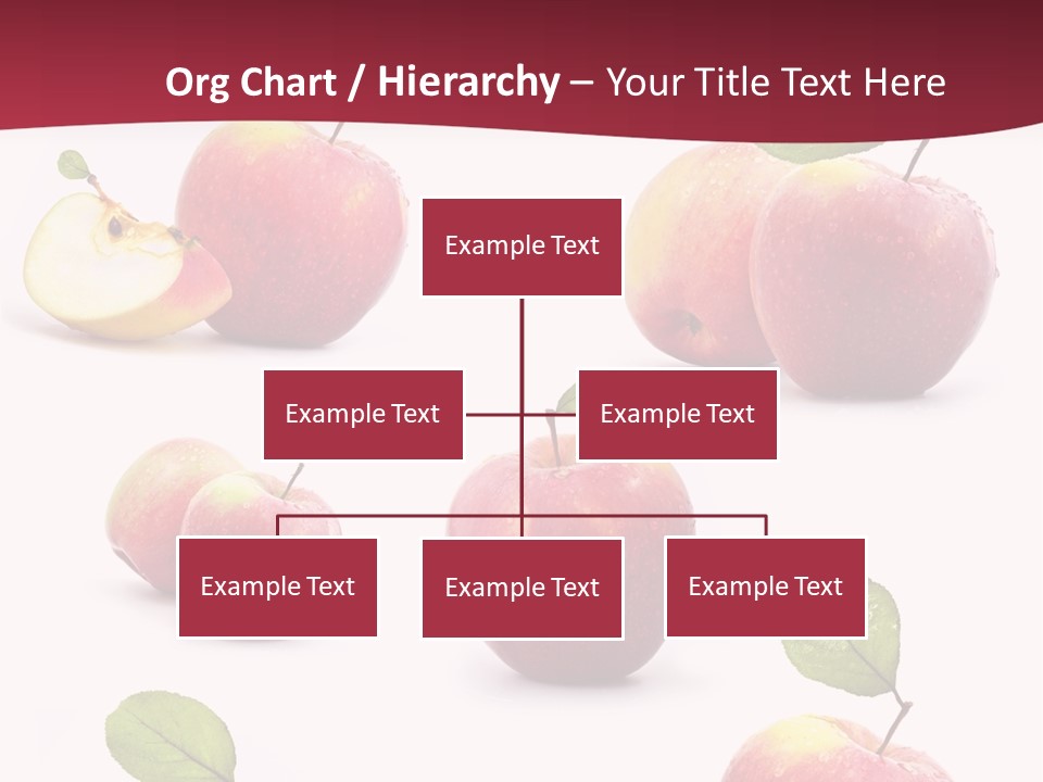 Single Apple Tasty PowerPoint Template