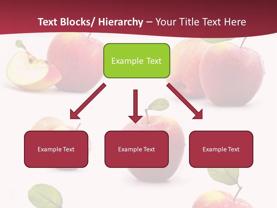 Single Apple Tasty PowerPoint Template