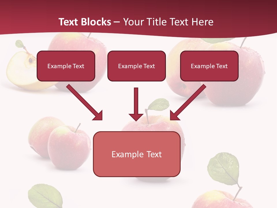 Single Apple Tasty PowerPoint Template
