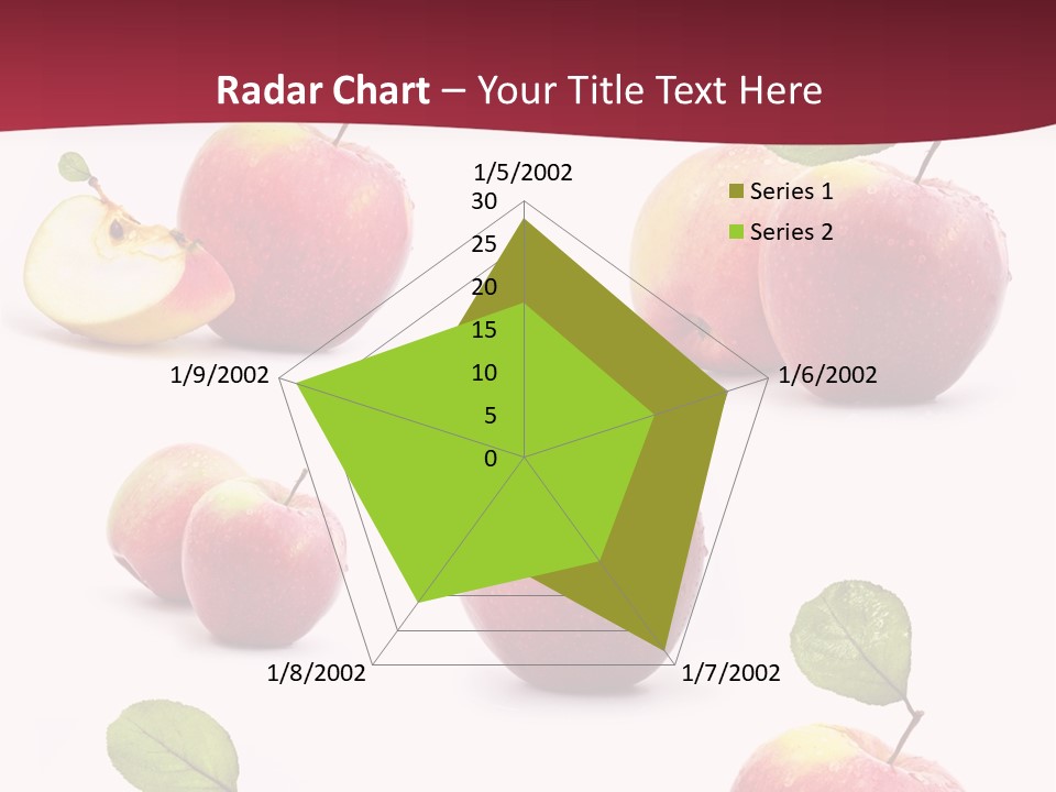 Single Apple Tasty PowerPoint Template