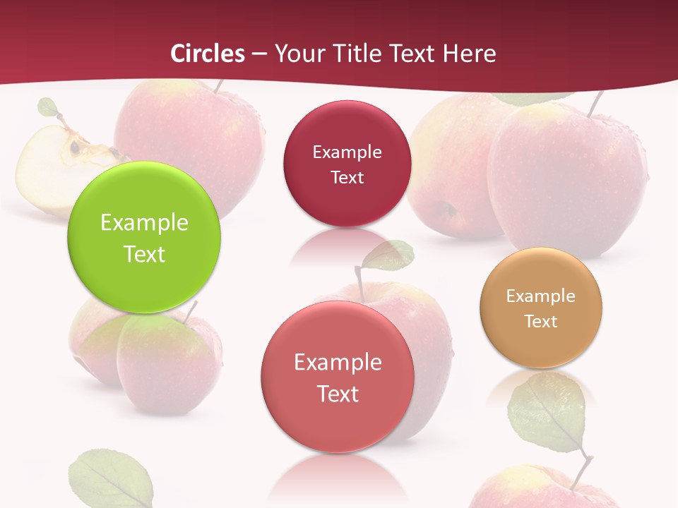 Single Apple Tasty PowerPoint Template