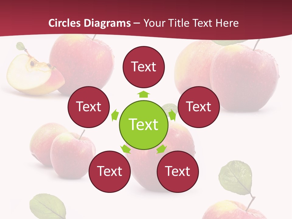 Single Apple Tasty PowerPoint Template