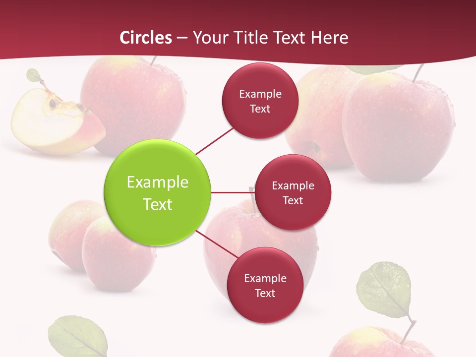 Single Apple Tasty PowerPoint Template