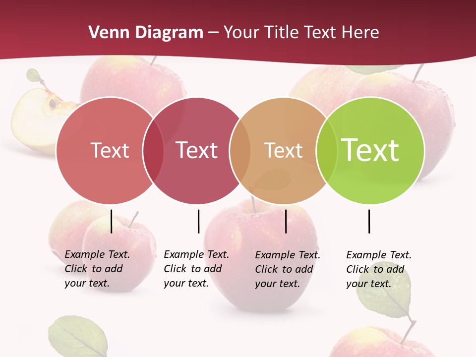 Single Apple Tasty PowerPoint Template