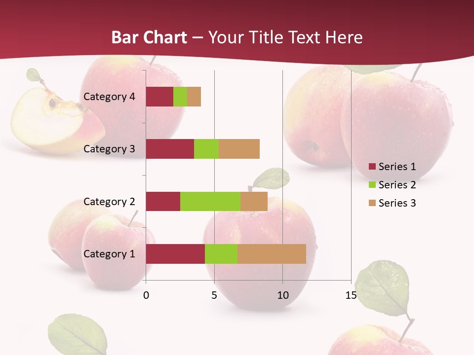 Single Apple Tasty PowerPoint Template
