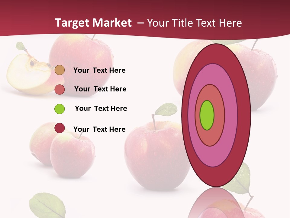 Single Apple Tasty PowerPoint Template