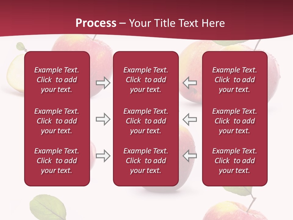 Single Apple Tasty PowerPoint Template