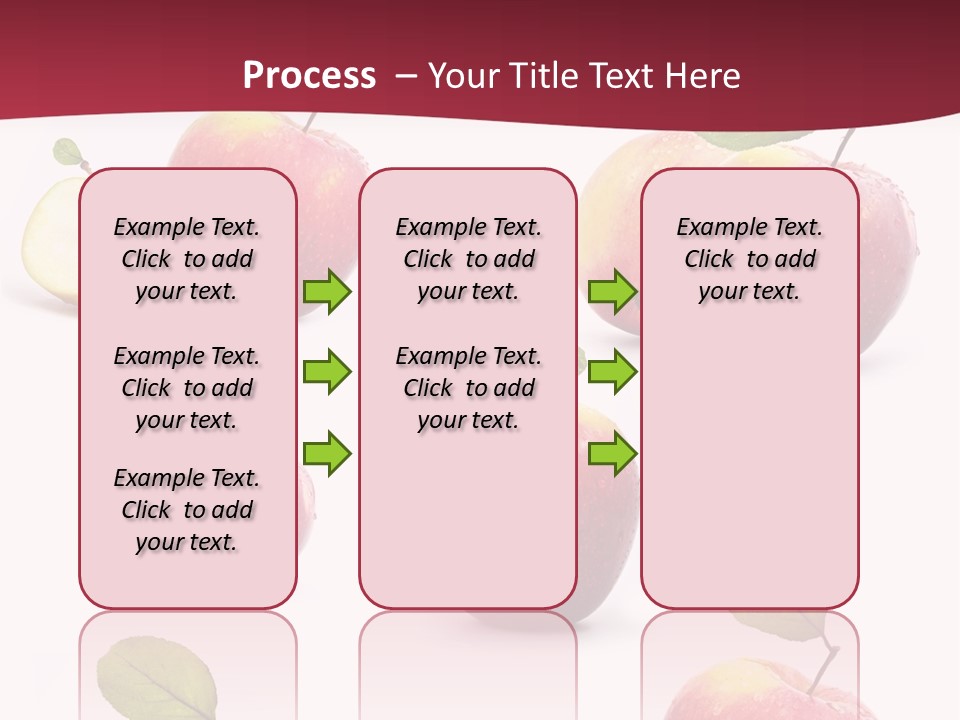 Single Apple Tasty PowerPoint Template