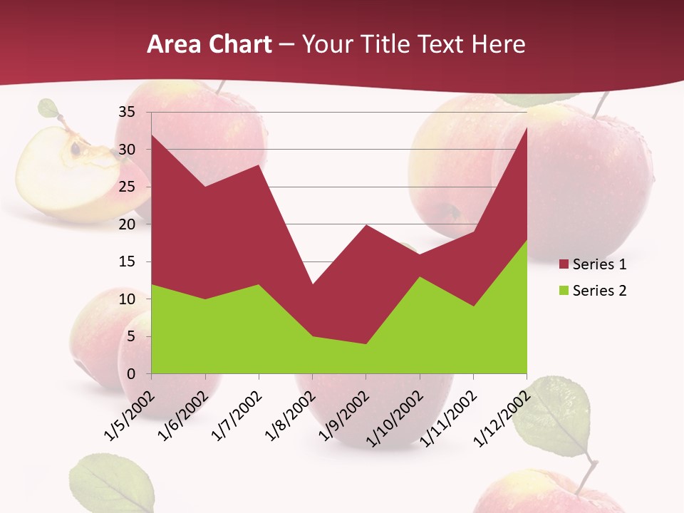 Single Apple Tasty PowerPoint Template