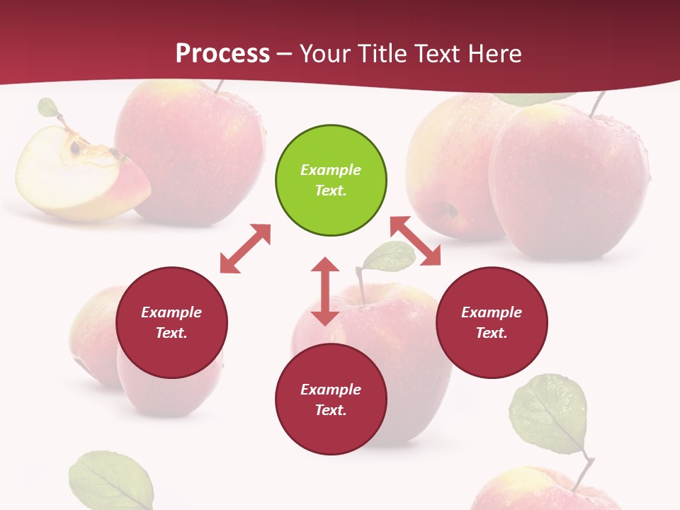 Single Apple Tasty PowerPoint Template
