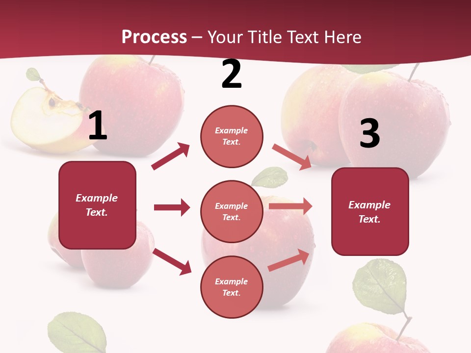 Single Apple Tasty PowerPoint Template