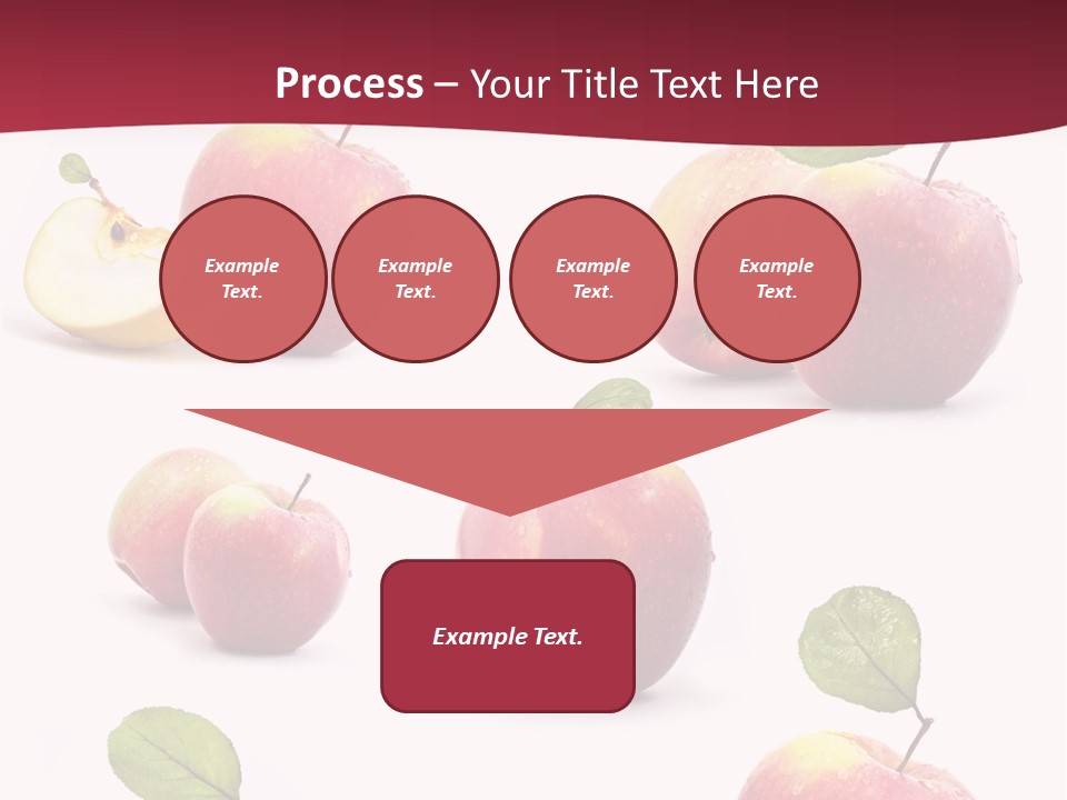 Single Apple Tasty PowerPoint Template