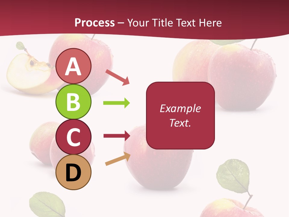 Single Apple Tasty PowerPoint Template