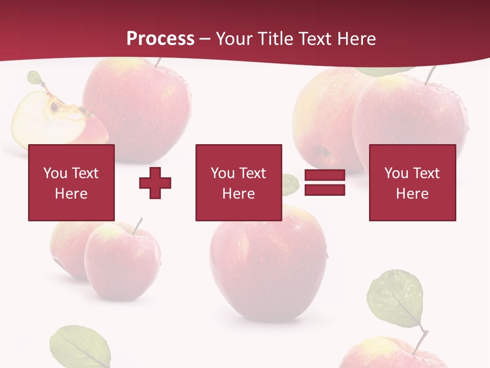 Single Apple Tasty PowerPoint Template
