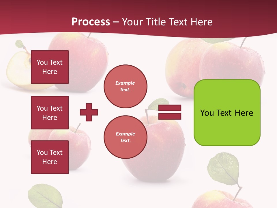 Single Apple Tasty PowerPoint Template