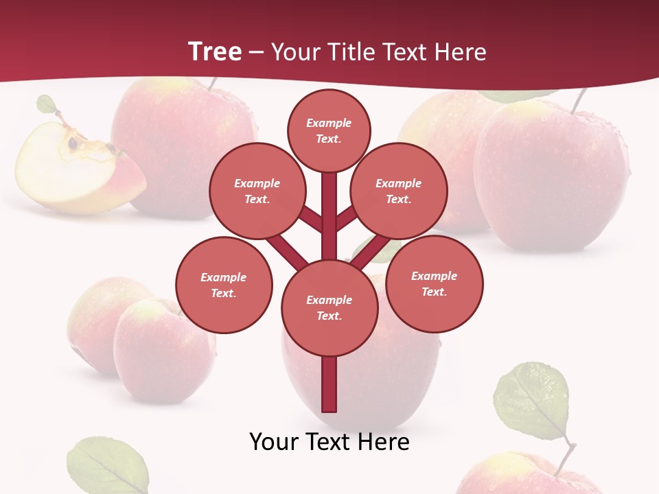 Single Apple Tasty PowerPoint Template