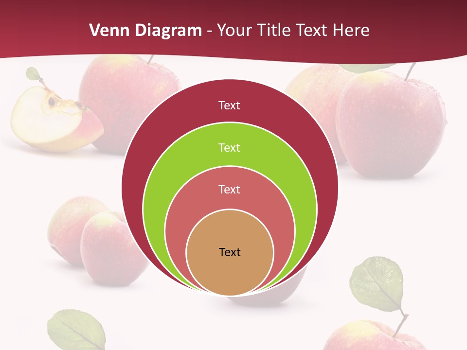 Single Apple Tasty PowerPoint Template