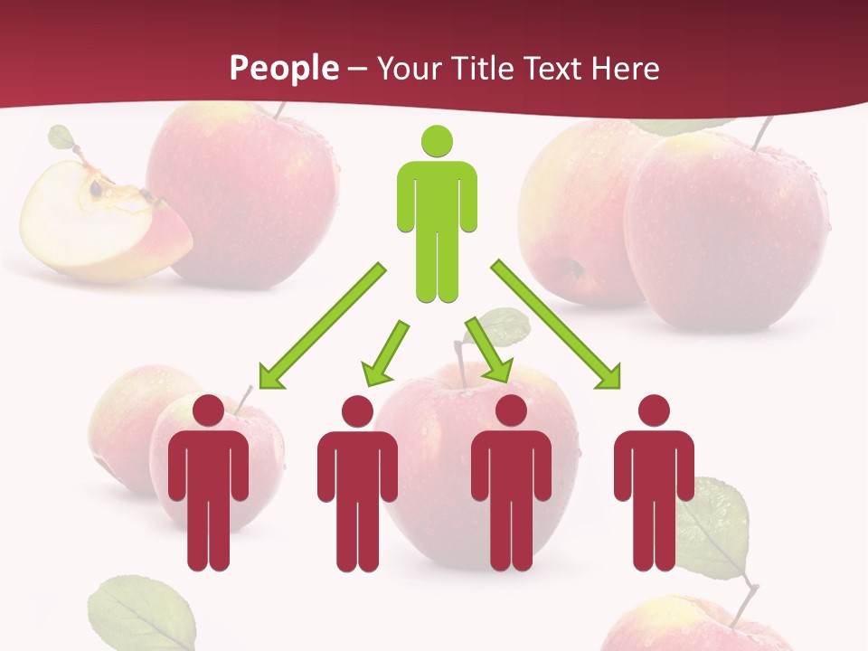 Single Apple Tasty PowerPoint Template