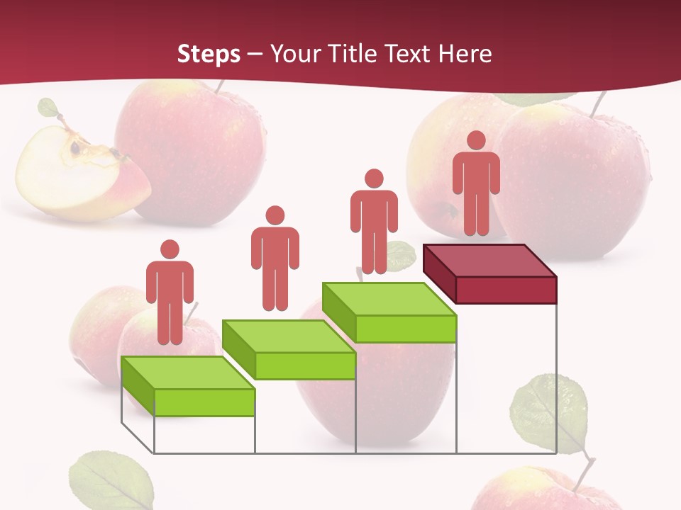 Single Apple Tasty PowerPoint Template