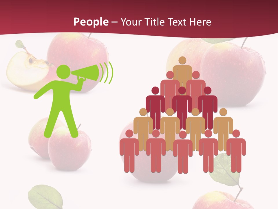 Single Apple Tasty PowerPoint Template