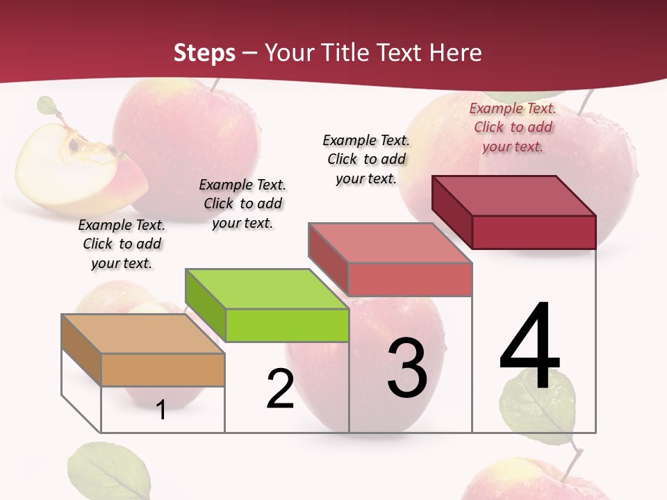 Single Apple Tasty PowerPoint Template