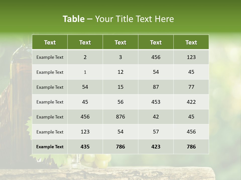 Healthy Harvest Picnic PowerPoint Template