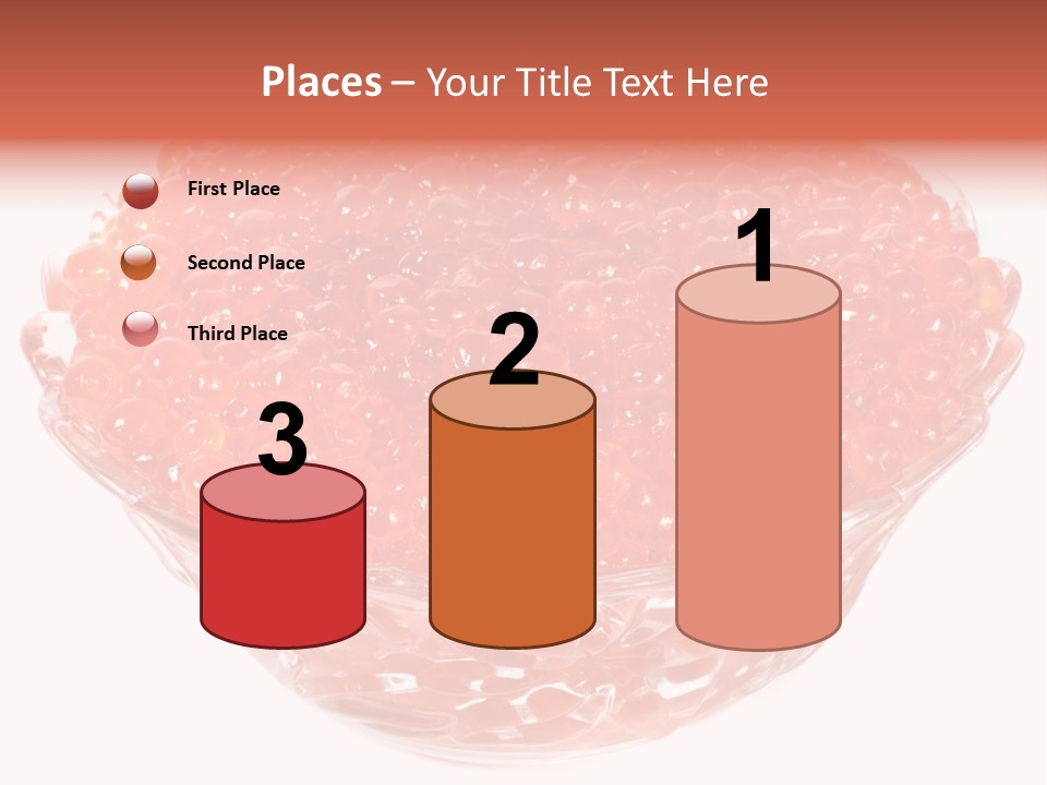 Juicy Refreshment White PowerPoint Template