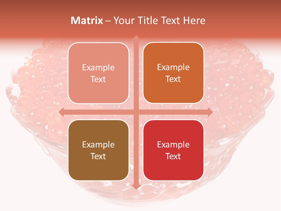 Juicy Refreshment White PowerPoint Template