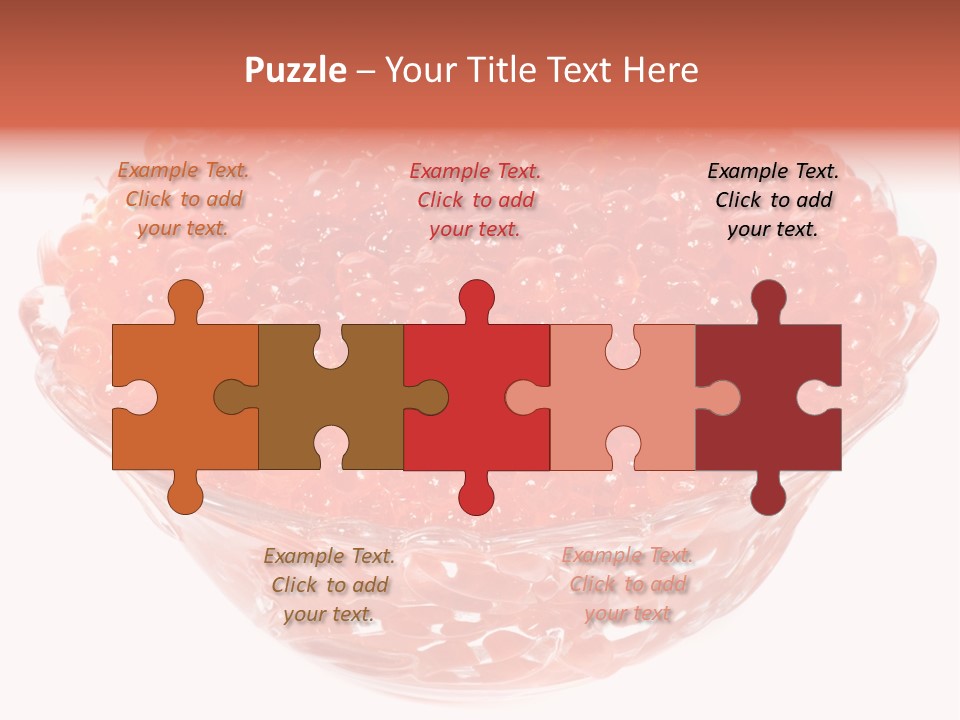 Juicy Refreshment White PowerPoint Template